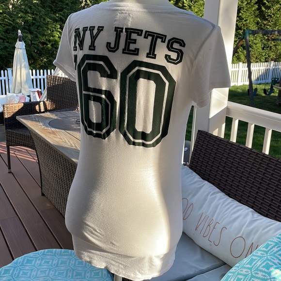 GUC Vintage Pink Victoria’s Secret/NFL NY Jets Tailgate Tee - Picture 9 of 11